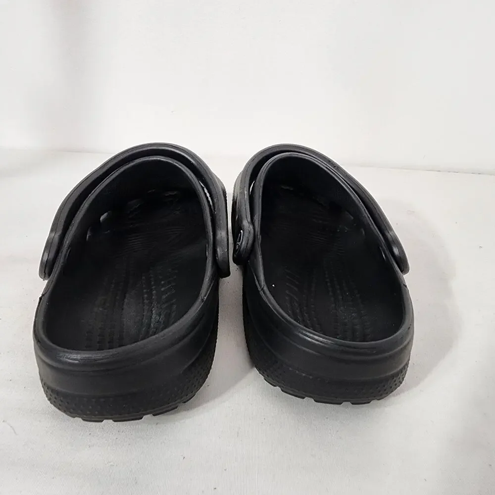 Crocs Classic Clog Unisex Slip On Lightweight Water Friendly Sandal M 6 W 8 Blac